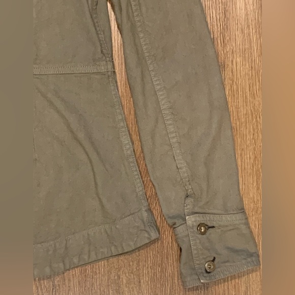 NWOT, Rag & Bone 100% Cotton Lightweight Utility Jacket in Army Green, Sz Small - Picture 9 of 11